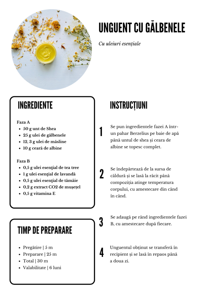 Cum să faci Unguent cu Gălbenele | How to Make Calendula Salve