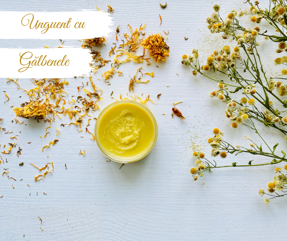 Cum să faci Unguent cu Gălbenele | How to Make Calendula Salve