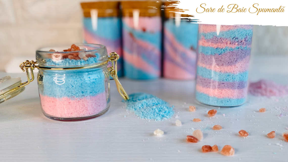 Cum să faci Sare de Baie Spumantă | How to make Bubbling Bath Salt