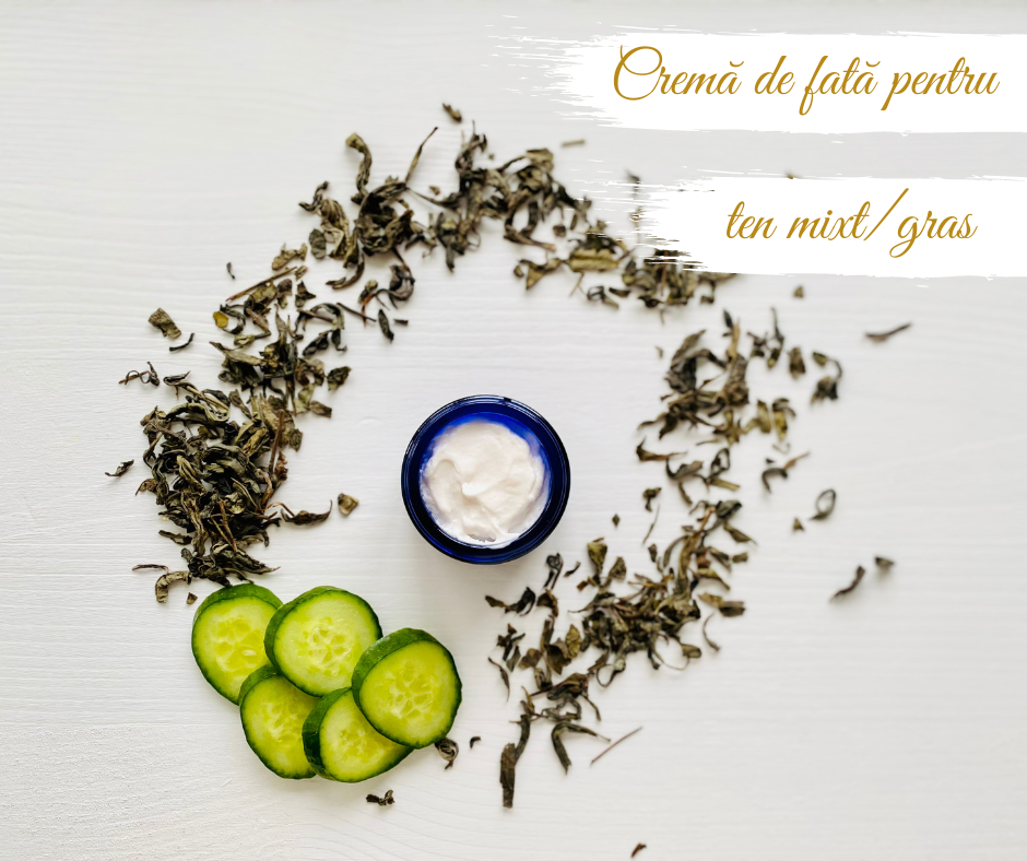 Cum să faci Cremă de față pentru ten mixt/gras | DIY Moisturizer for for Oily Acne Prone Skin